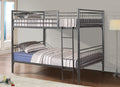 Full / Full Grey Metal Bunkbed - SSS46063