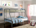 Twin / Full Grey Metal Bunkbed - SSS49063