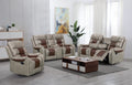 Reclining Sofa W/ Drop Down Table & Usb And Loveseat W/ Console & Usb - SSU12163