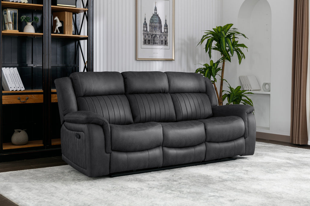 Reclining Sofa W/ Drop Table And Loveseat W/ Console & Usb - SSU14563