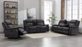 Reclining Sofa W/ Drop Table And Loveseat W/ Console & Usb - SSU14563