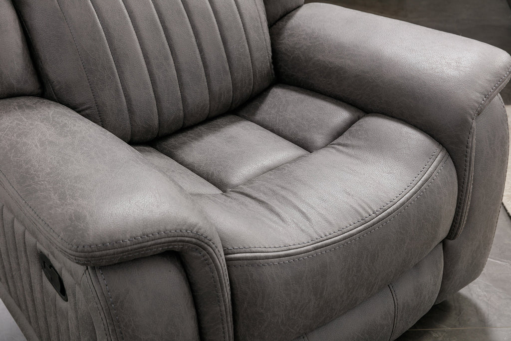 Reclining Sofa W/ Drop Table And Loveseat W/ Console & Usb - SSU14763