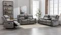 Reclining Sofa W/ Drop Table And Loveseat W/ Console & Usb - SSU14763