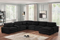 Black 6-Piece Modular Sectional