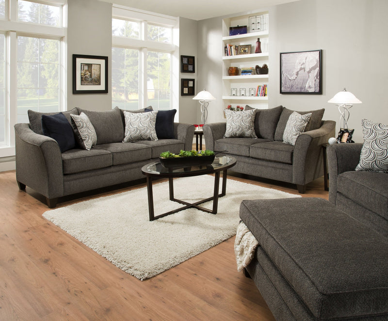 Plush Sofa & Loveseat Set