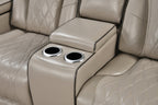 Home Theater Power Reclining Sofa And Home Theater Power Reclining Loveseat