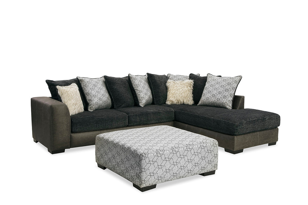 Modern Style Chaise Sectional - SSU35563